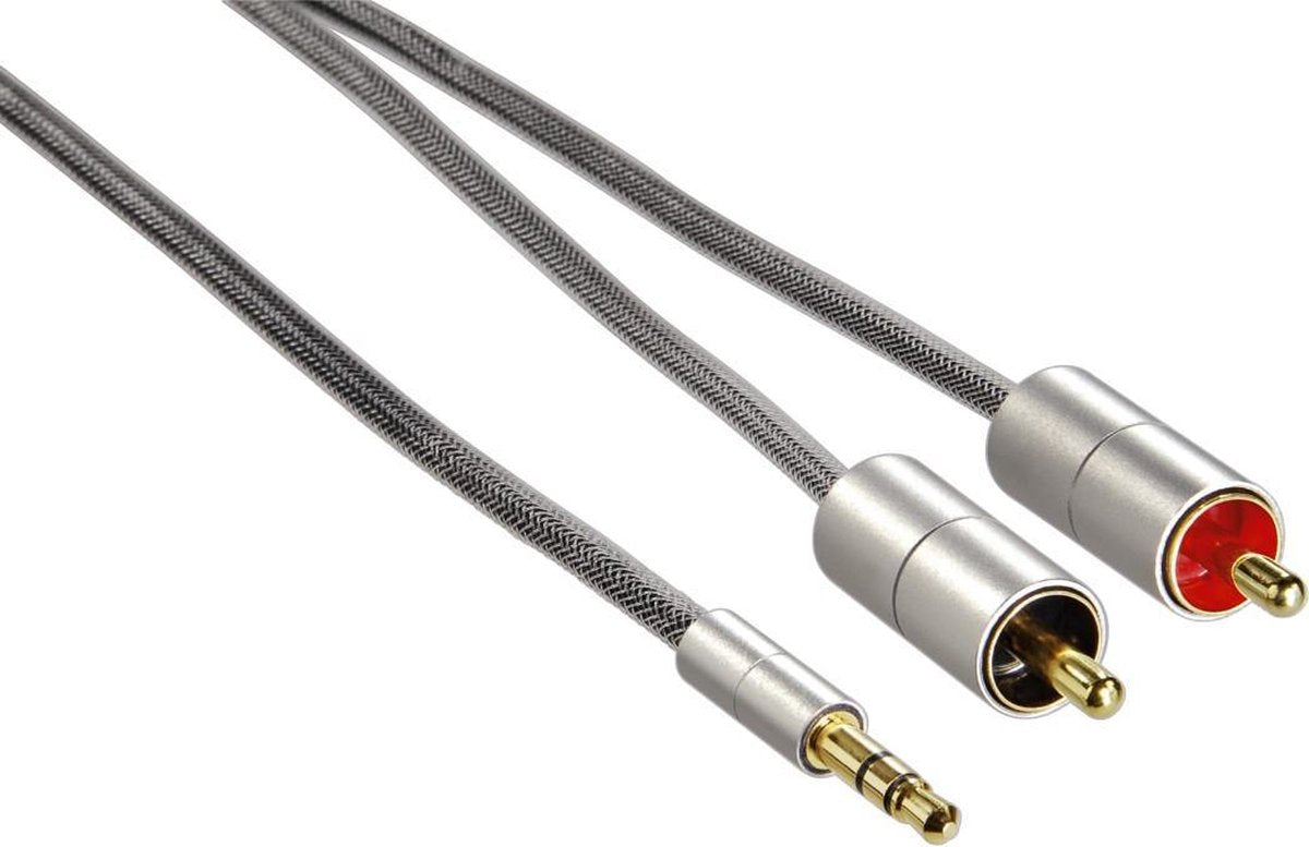 Hama 04880865 - MP3 Alluline Kabel - Zilver - 2 m