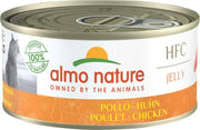Almo Nature  HFC Jelly  Anti-Haarbal Natvoer voor Katten - 24 x 150g - Kip - 24 x 150 gram
