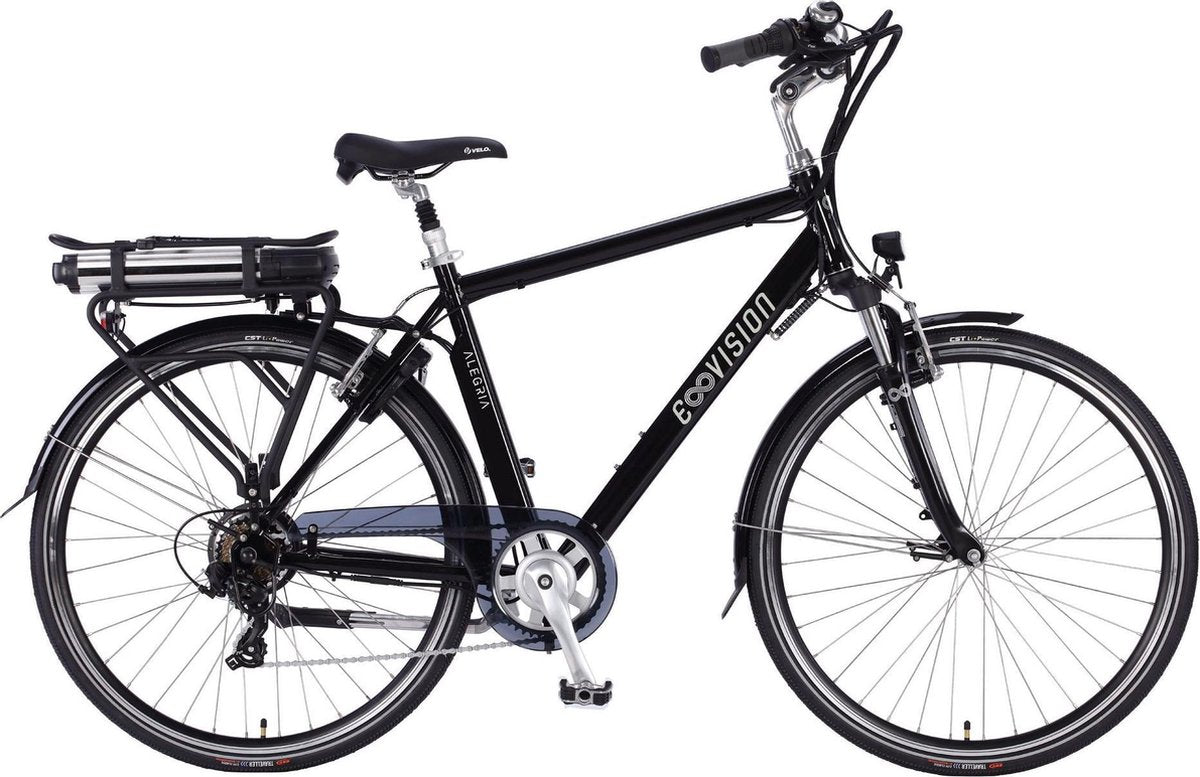 E-VISION ALEGRIA E-BIKE GENTS 28 INCH  H52 > 7 SPEED BLACK