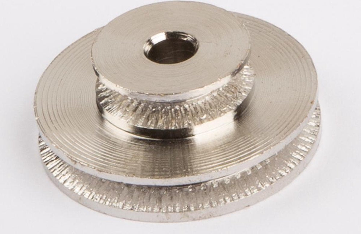 Wilesco - Doppelschnurlaufrolle Nickel 25 Mm M55/56 D12/14/141. - WIL01636 - modelbouwsets
