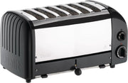 Dualit Vario Luxe Broodrooster | Zwart | 6 Sleuven