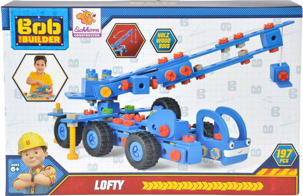 Bob de Bouwer - Kraanwagen Lofty - 197 delige set