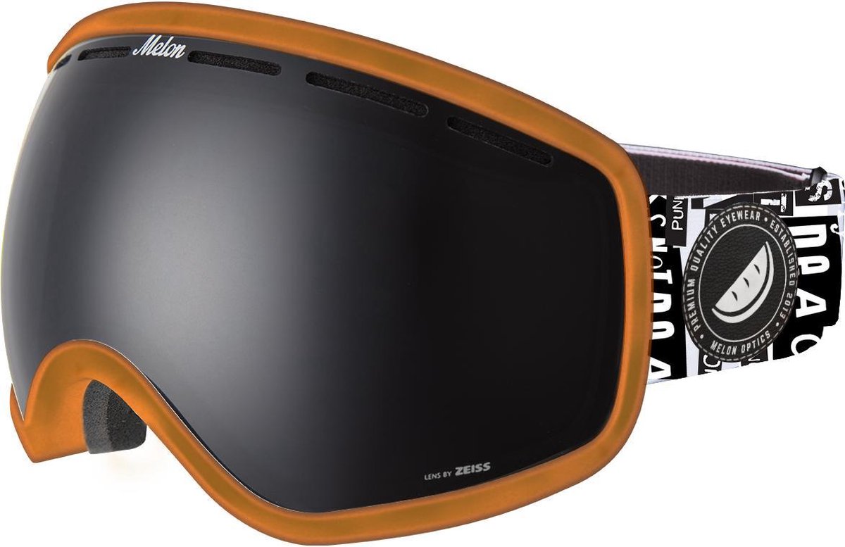 Melon Chief goggle bubblegum orange / punk / dark smoke