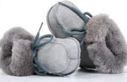 Bernardino® - Baby slofjes - Grijs - Unisex - Maat 20