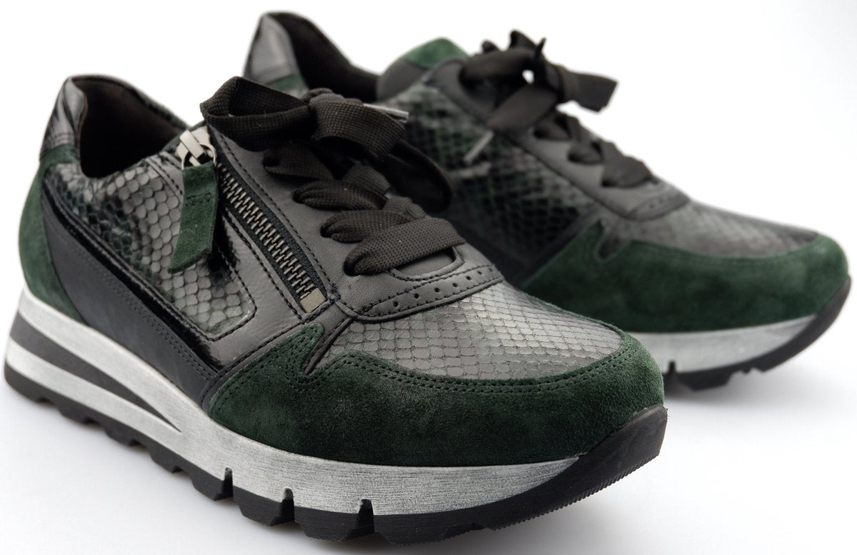 Gabor 56.358.83 dames sneaker - groen - maat 42