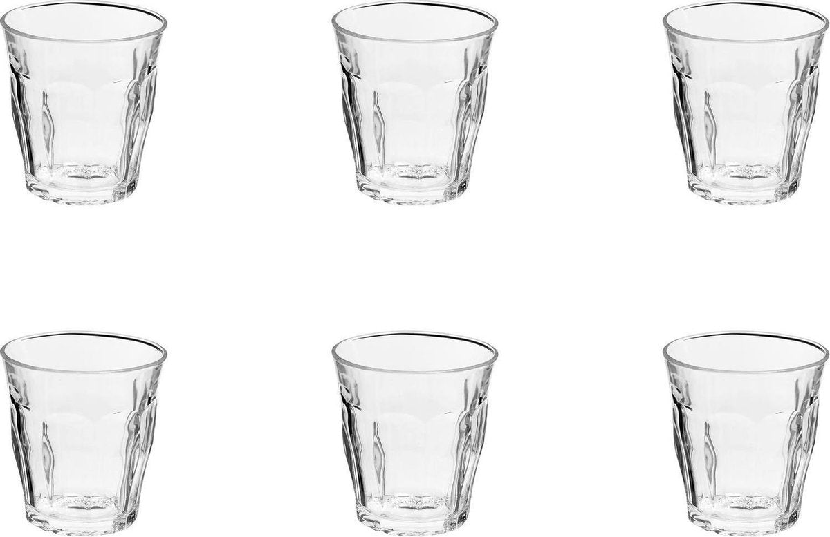 Duralex Picardie Waterglas 250 ml - Gehard glas - 6 stuks