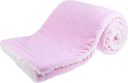 Soft Touch Fleece Deken Stars Meisjes 75x100 Cm Polyester Roze