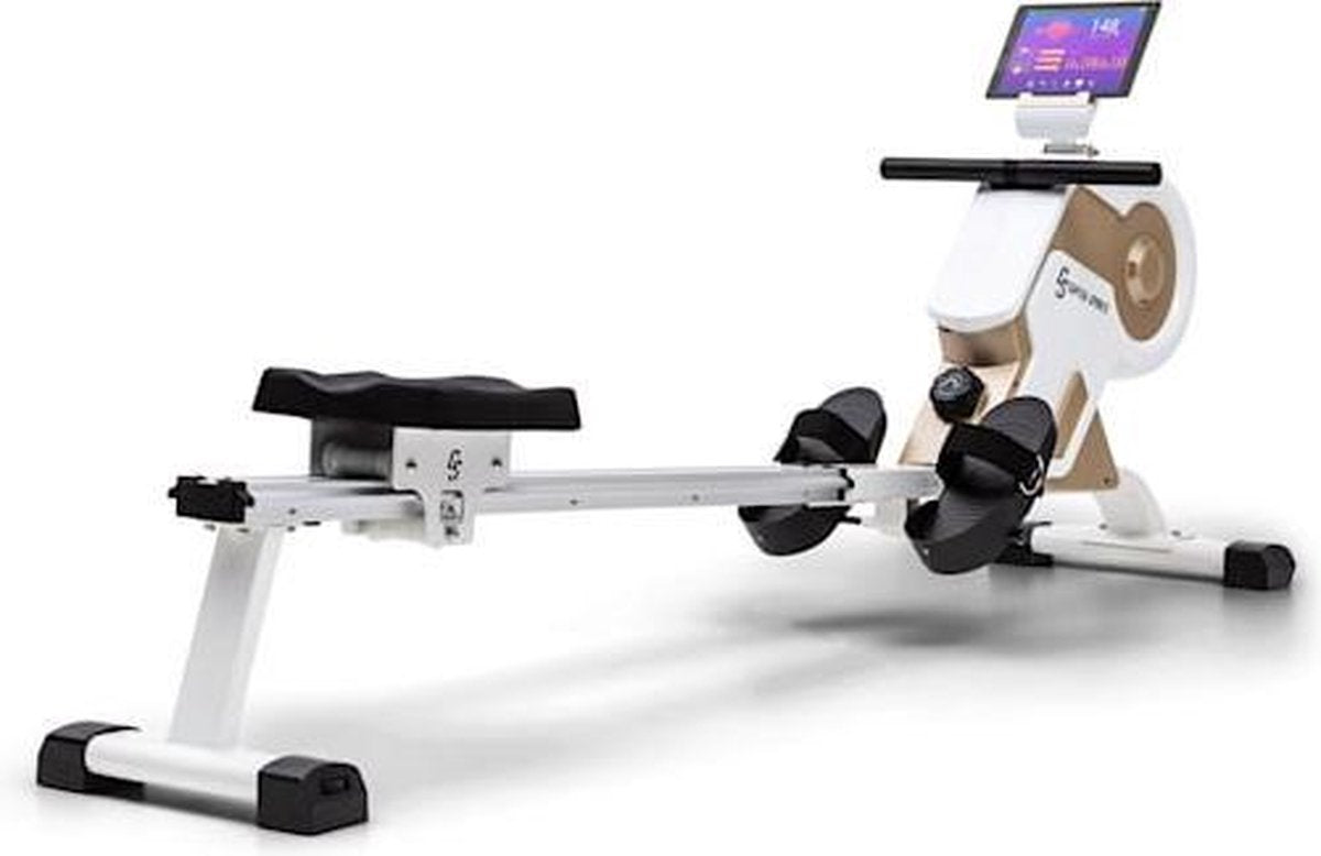 CAPITAL SPORTS Stream M1 Roeitrainer - Roeimachine - Roeiapparaat - 105 cm lange rail van aluminium - LC-Display - magnetische weerstand - 8 niveaus