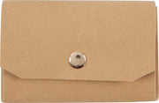 Faux Leather Purse. light brown. H: 8 cm. L: 11 cm. 350 g. 1 pc