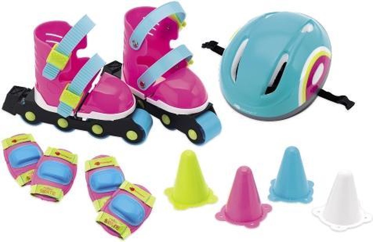 Imaginarium Rolling Set pink - Skates met brede wielen en bescherming