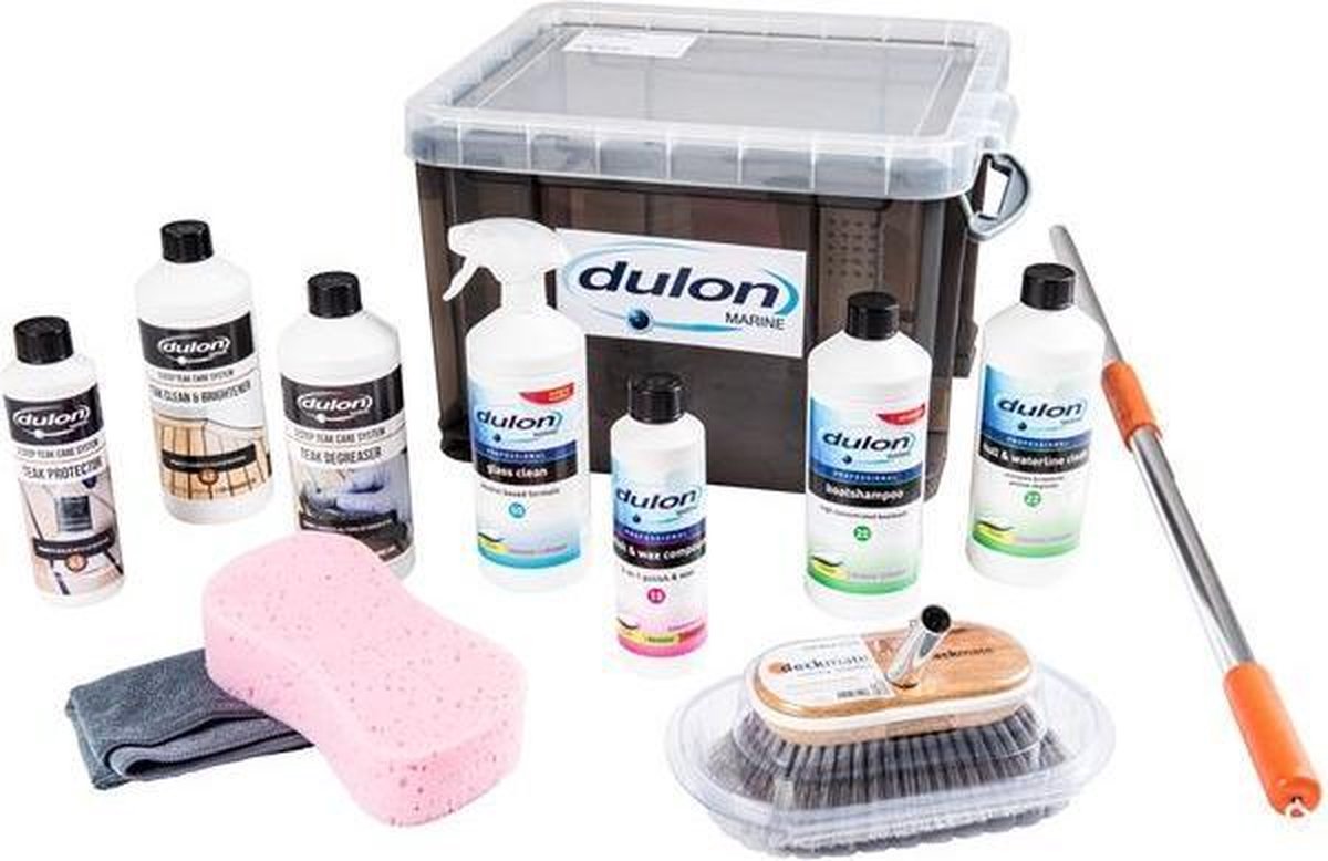 Dulon Marine 10-delig Bootwas en Teakonderhoud Pakket