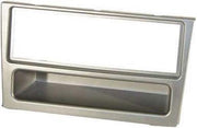 2-DIN frame met bakje Opel Renault grijs zilver