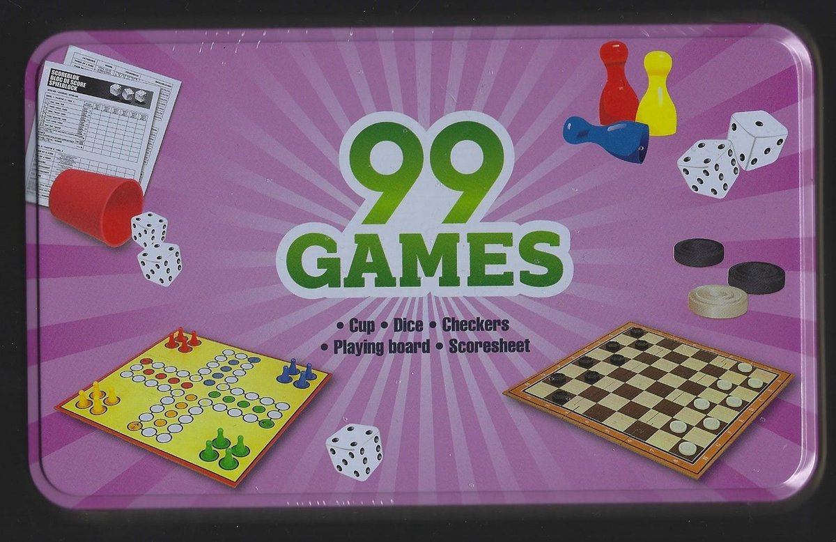 99  spellen in blik
