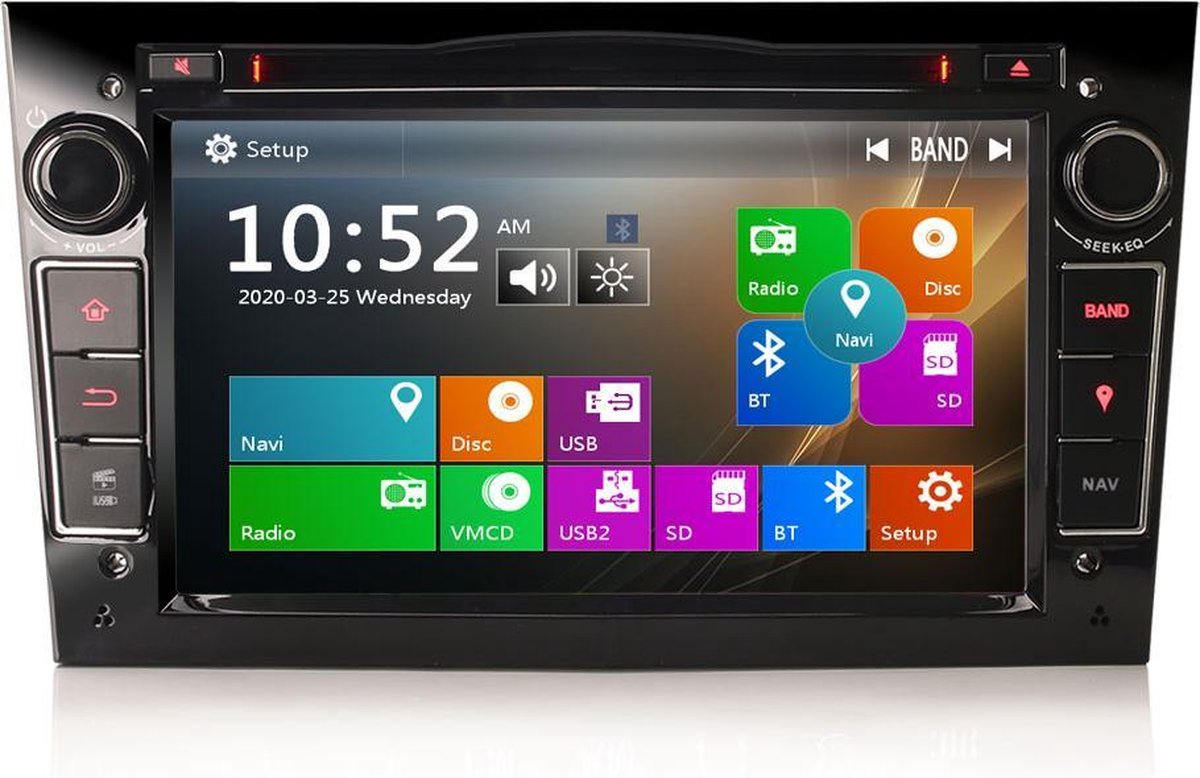 Opel Bluetooth Autoradio | Aux en USB | Zwart | EU Navigatie