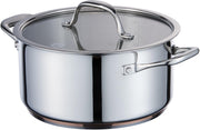 MasterChef Kookpan Koper - Ø 24 cm - Incl. Deksel - 4