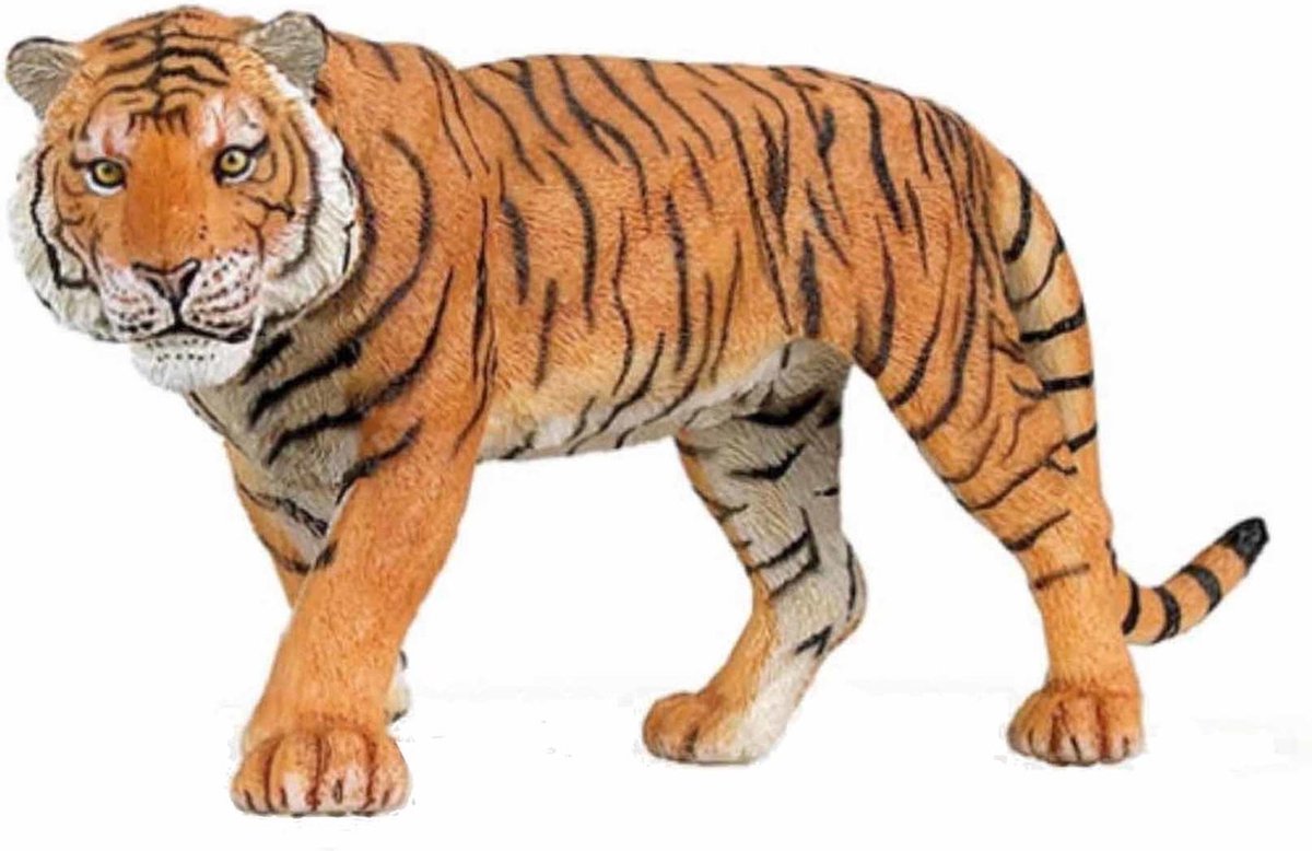 Plastic speelgoed figuur tijger 15 cm