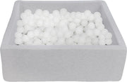 Ballenbak - stevige ballenbad - 90x90 cm - 300 ballen - wit
