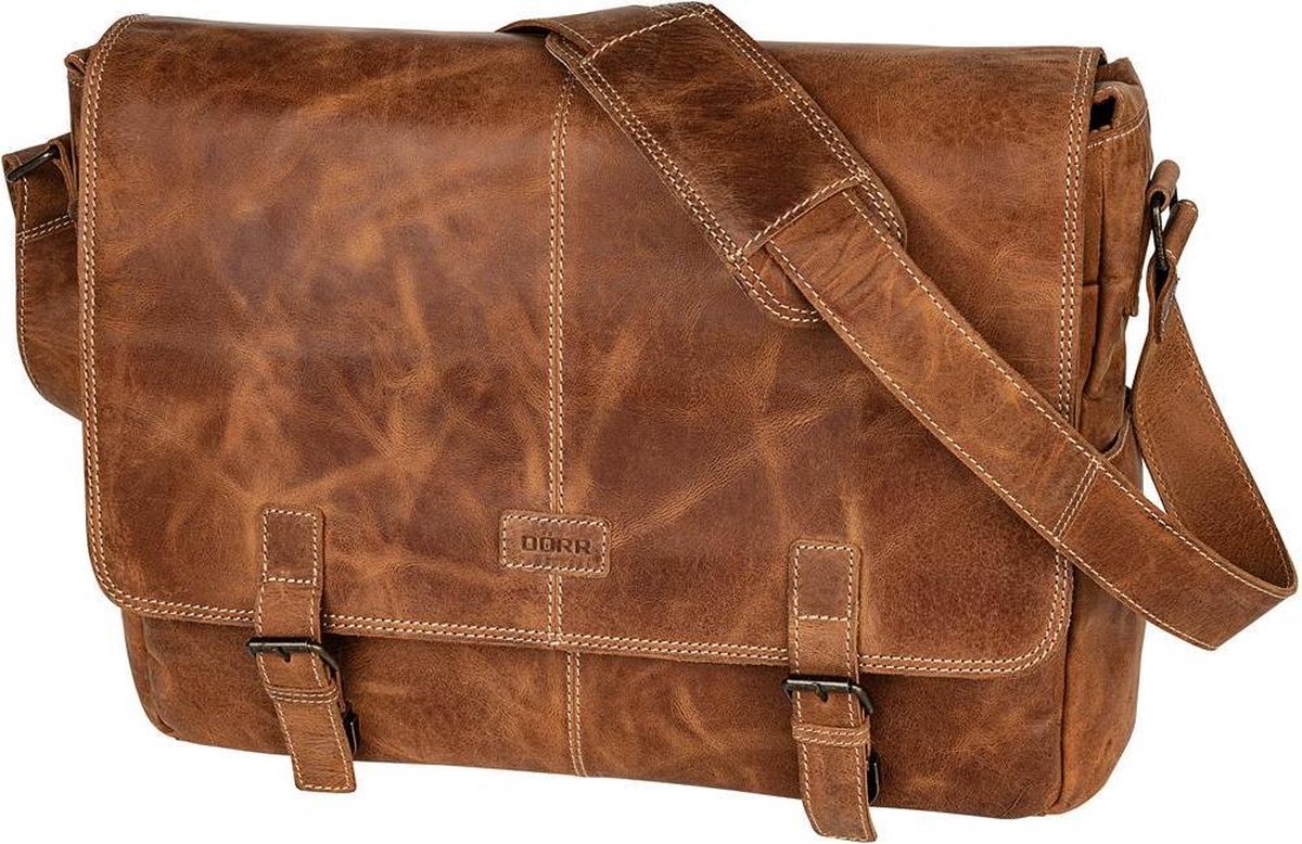 Dörr Kapstadt Leather Photobag Large Cognac
