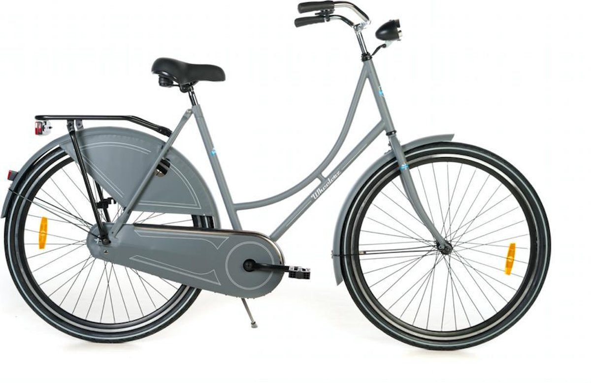 Wheelerz omafiets grijs rijklaar