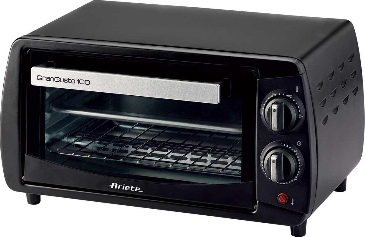 Ariete 980 - Vrijstaande mini retro oven - zwart