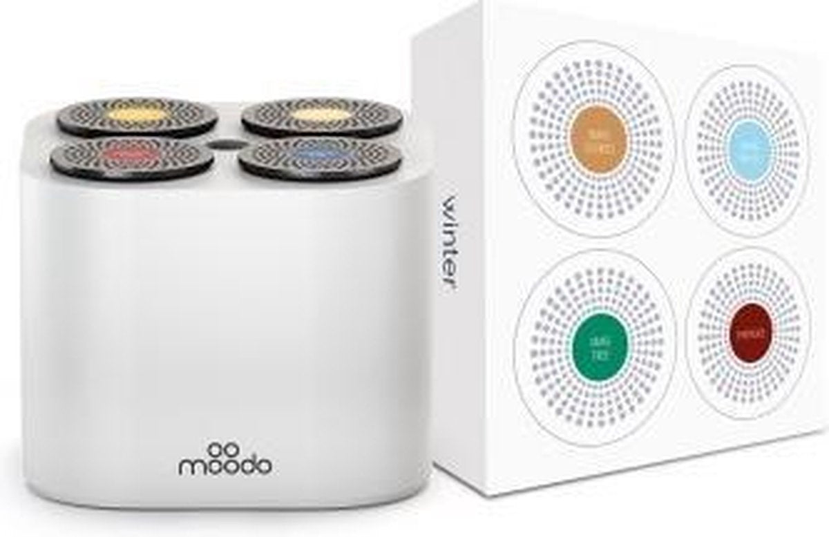 Moodo Smart Aroma Diffuser Wit Met Batterij Incl. 4 Capsules
