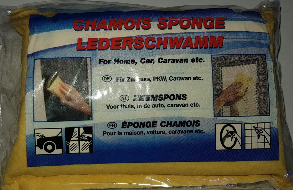 Echte leder spons LederSchwamm voor thuis