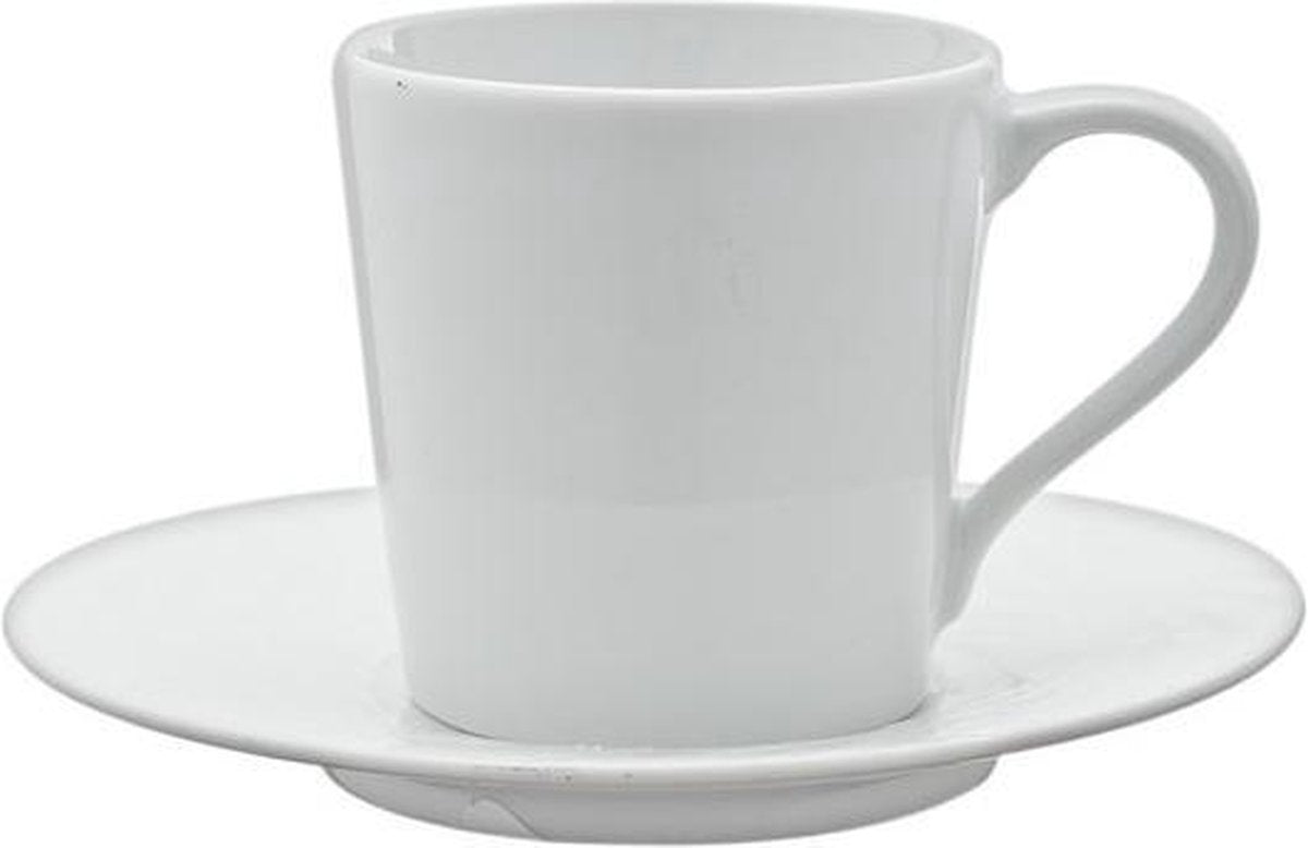 WAVES CUP AND SAUCER 10CL SET 6SAUCER D12CM