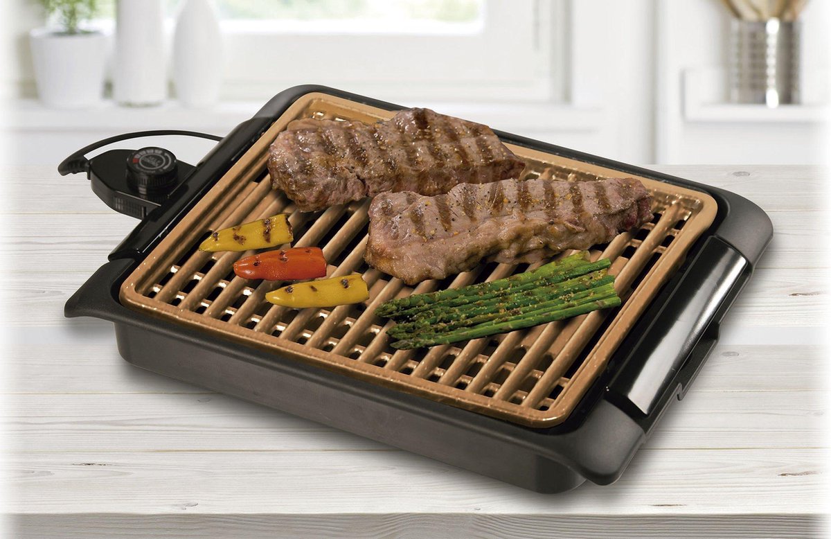 Smokefree Copper Grill - Grill apparaat - Grillplaat - Tafel BBQ