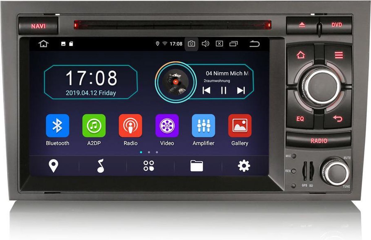 Audi A4/S4/RS4 autoradio navigatie | Android 9.0 | 2002 t/m 2012
