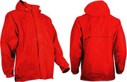 Ralka Regenjas - Volwassenen - Unisex - Rood