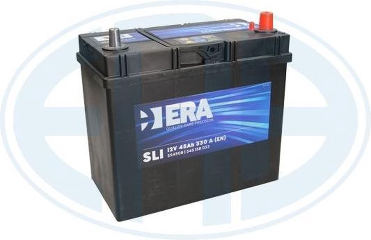 ERA Auto accu - 12V/45AH/330CCA + Pool Rechts - Pool links