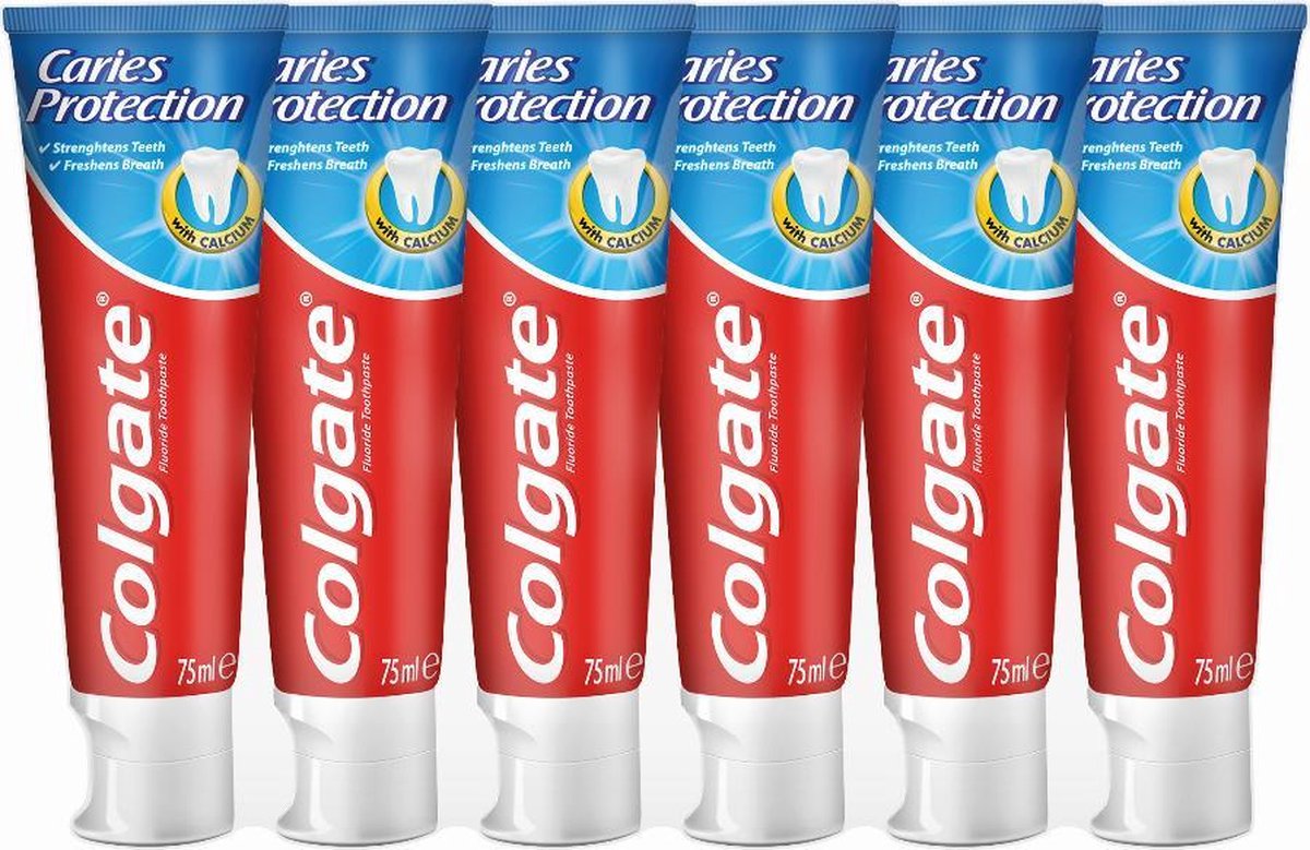 6x Colgate Tandpasta Caries Protection 75 ml