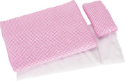 Goki Beddengoed Roos Voor Poppenbed Dekbed + Kussen