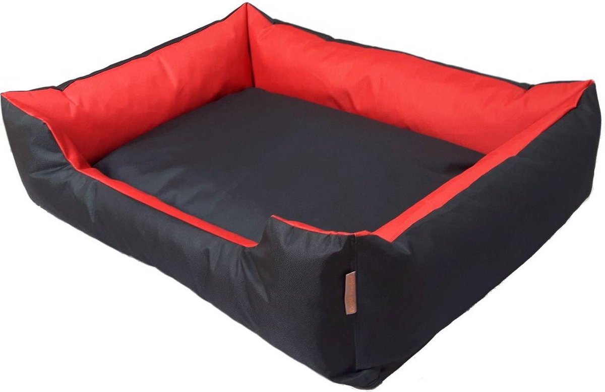 Hondenmand Cordura XXXL – Zwart + Rood - 125 x 90 x 24 cm