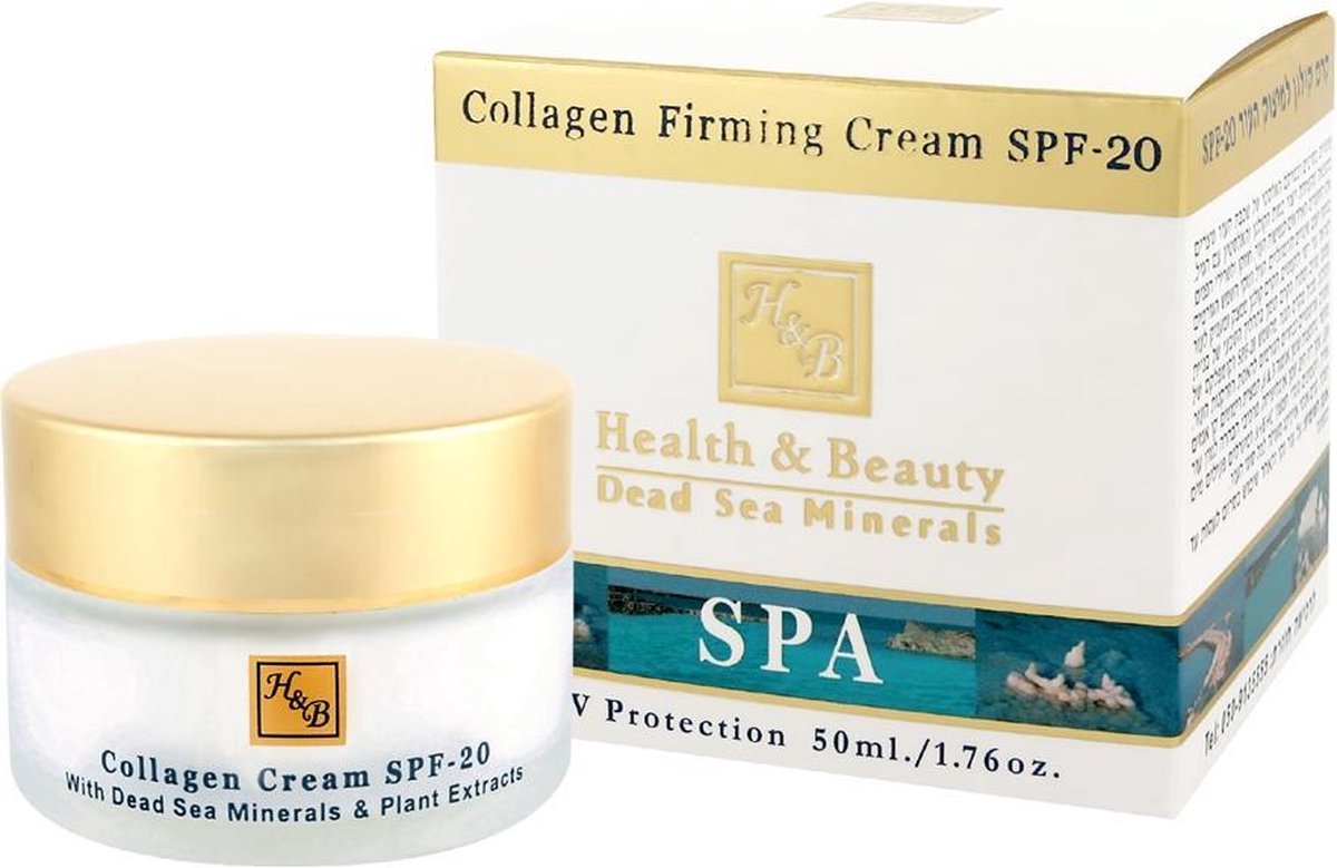 Collageen Dagcrème met Dode Zee Mineralen SPF20 - 50 ml