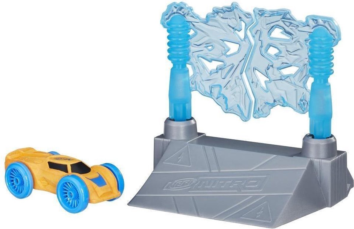 NERF Nitro Single Stunt Met Auto Oranje