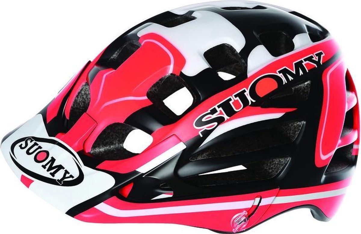 Suomy helm Scrambler Desert (wit/mat rood) - Helm