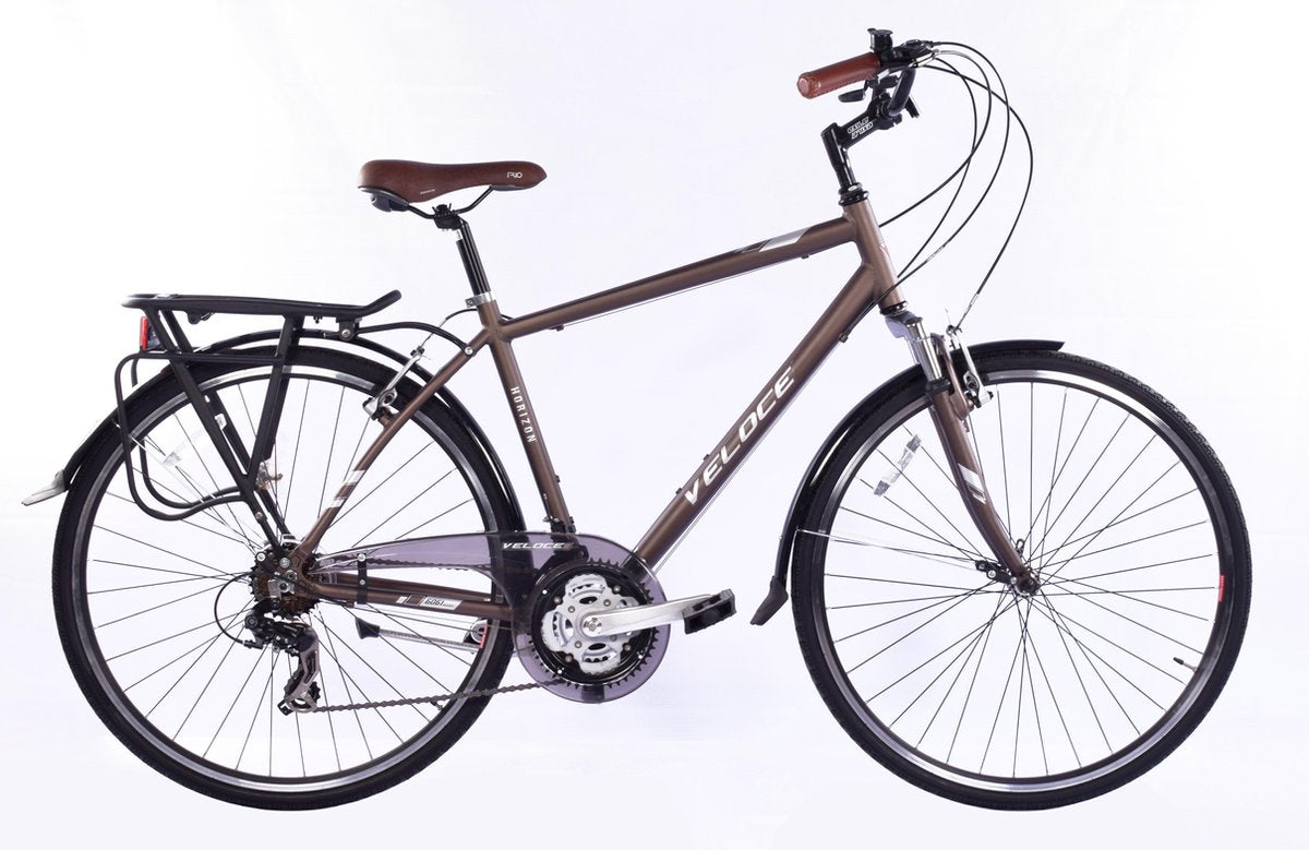 VELOCE HORIZON HYBRIDE GENTS H 58 > 21 SPEED BROWN