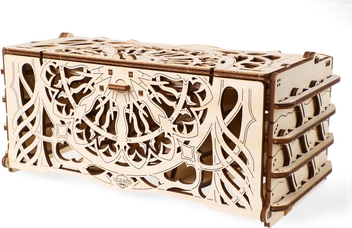 Ugears Houten Modelbouw - Speelkaartenhouder 12-vaks - Games