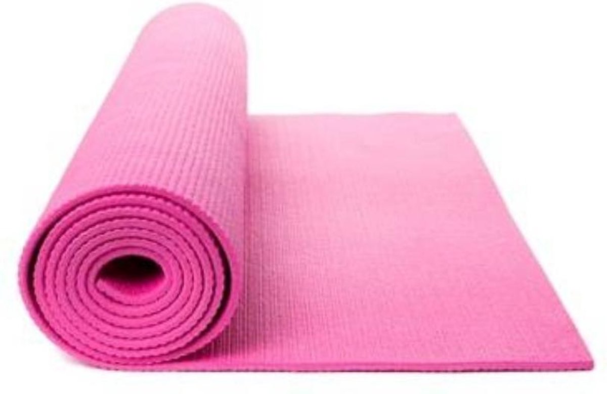 Orange85 Yoga mat - Fitness Mat - Sportmat - Sporten - Zacht - Schuim - 3 mm dik - Roze