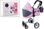Baby Rose Poppenwagen met Luiertas