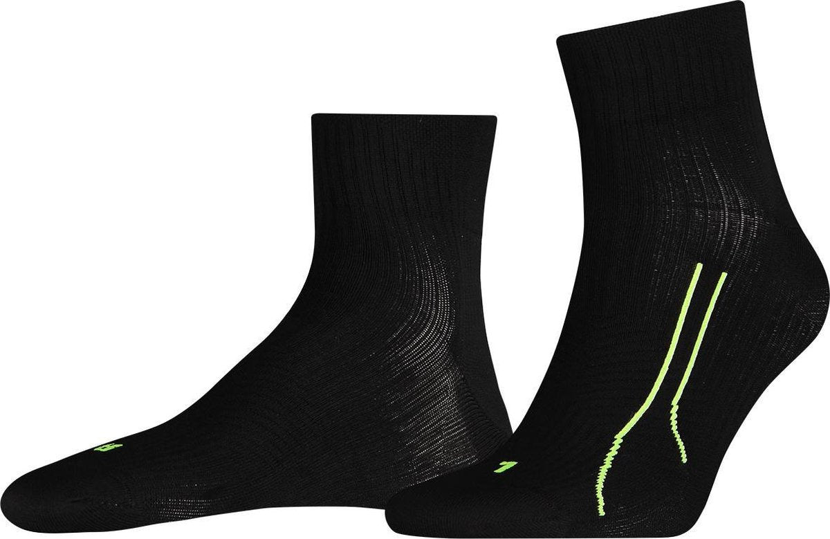 PUMA Performance Run Quarter Hardloopsokken Unisex - 1 paar - Zwart