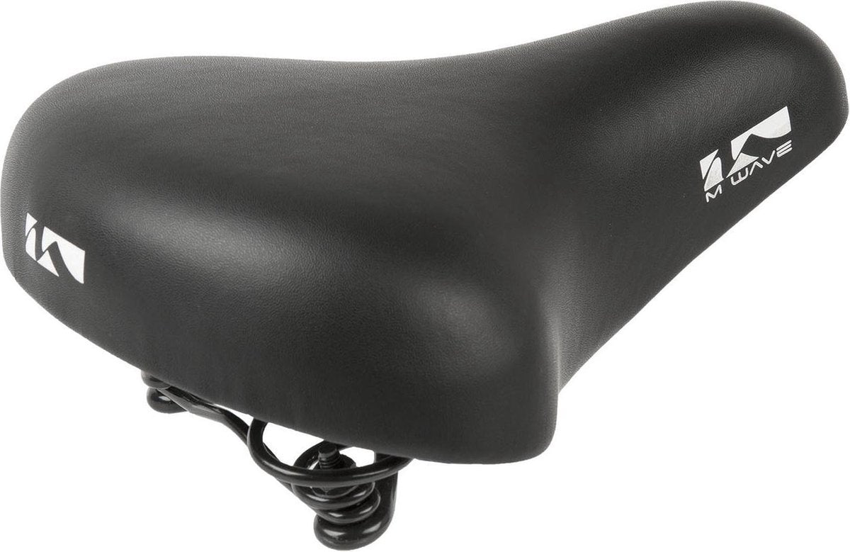 M-wave City Spring - Fietszadel - Zwart