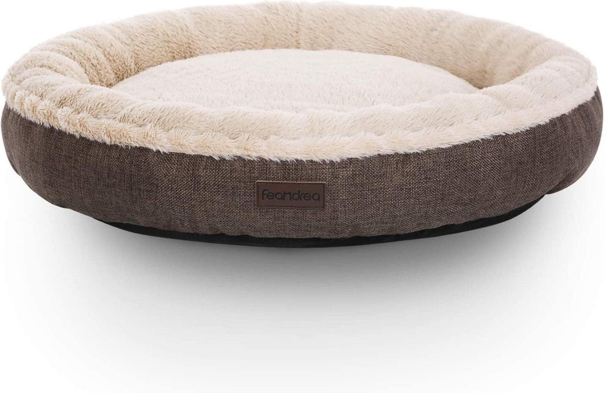 Nancy's Sammy's Hondenbed - Hondenmand - Kattenmand - Rond - Bruin - Ø 55 cm