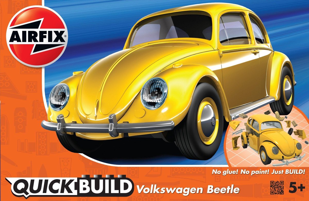 Airfix - Quickbuild Vw Beetle - Yellow
