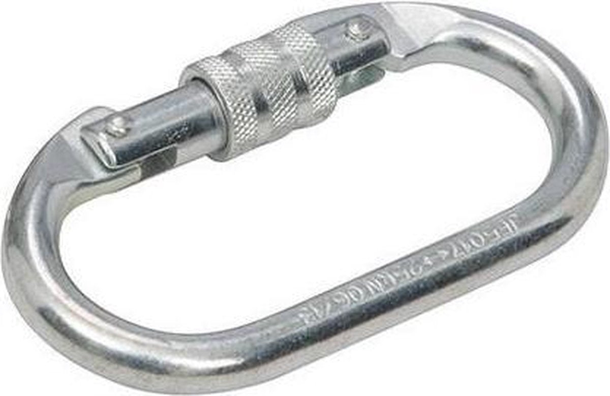 Silverline Karabijnhaak met schroefsluiting 19 mm brug