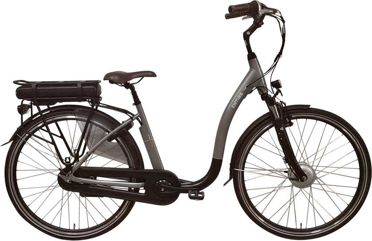 Bimas eComfort 7.1 Elektrische Damesfiets 28 inch 46 cm Cool Grey