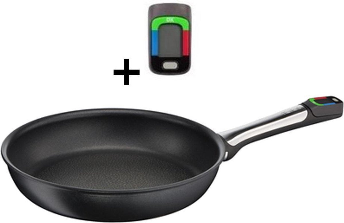 Tefal Assisteo Hoogwaardig Aluminium Sauteer Pan - 22 cm | Inclusief Digitale Intelligente Module