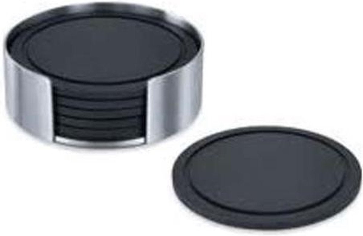 ZACK Vetro - Glasonderzetter met Houder - 6 Stuks