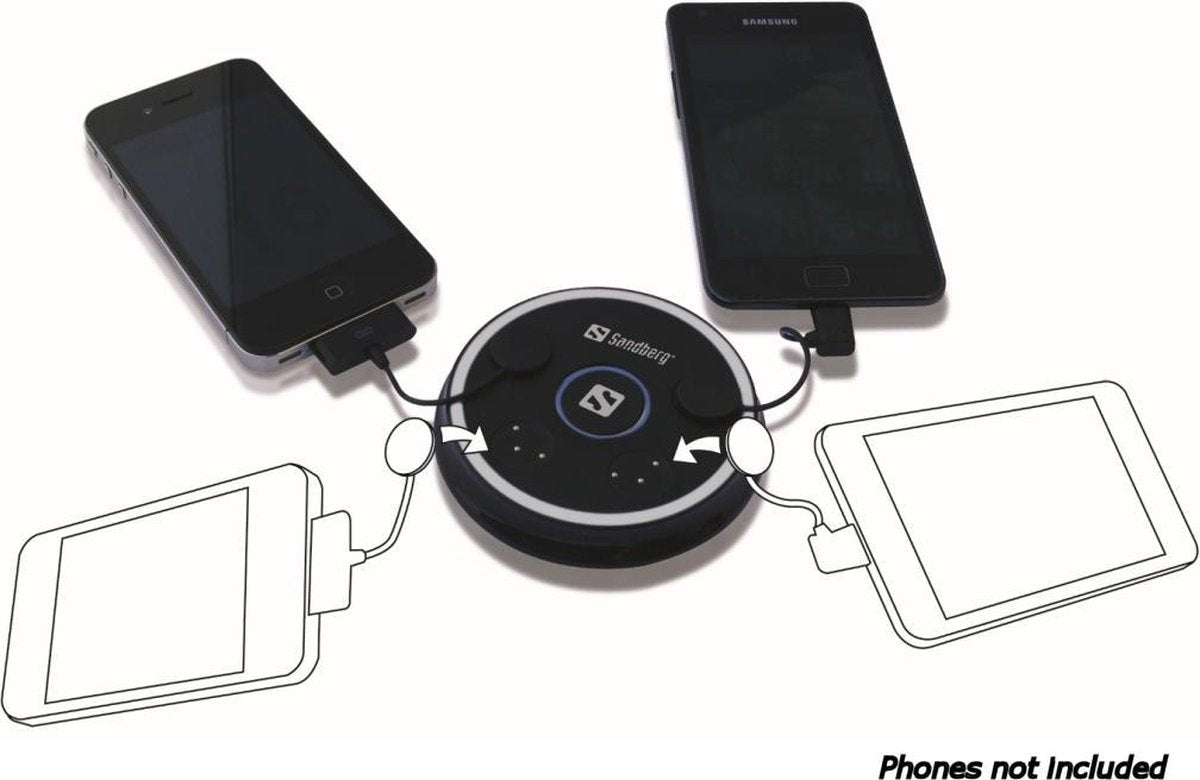 Sandberg opladers voor mobiele apparatuur Magnetic Charging Station 4in1
